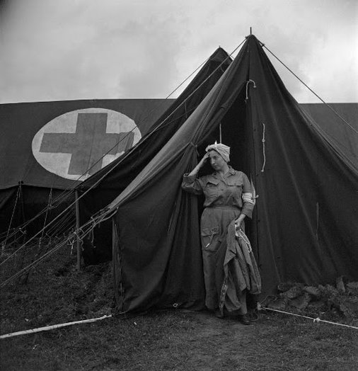 Hospital de evacuación 44. Normandía, Francia, 1944.