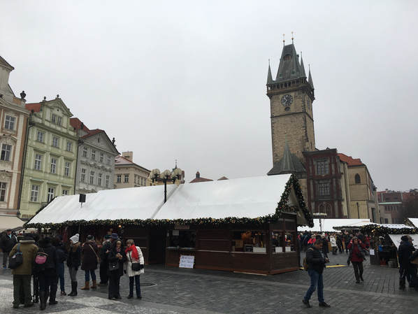 Praga, Old Town Square, Christmas Market.
